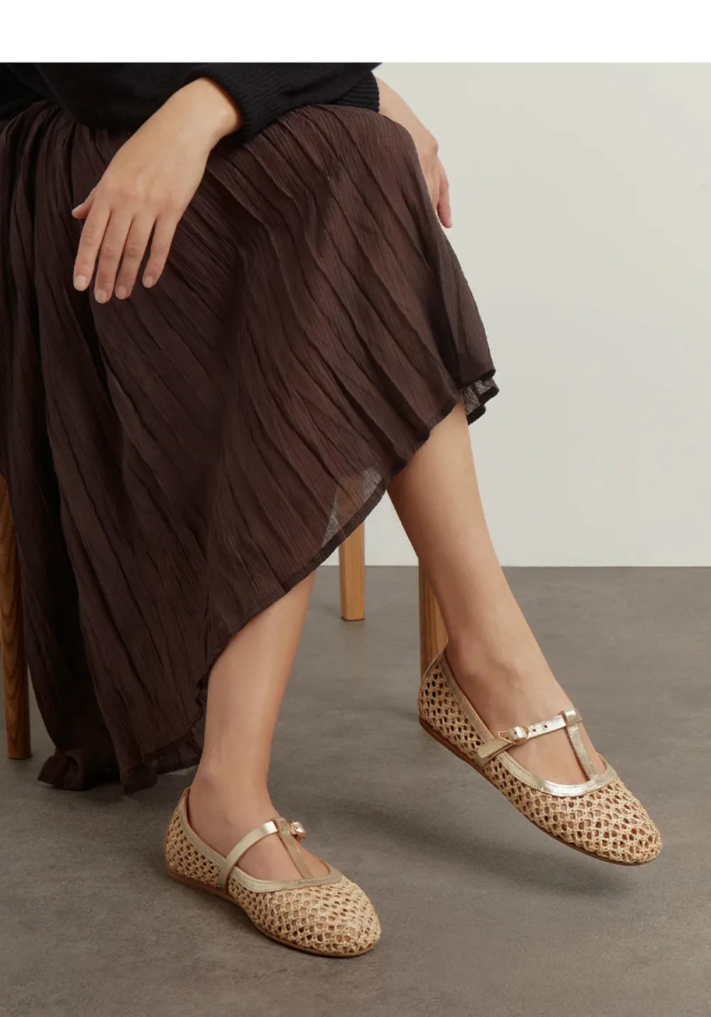 Sale Aerati ballet flat nat platinum Women Ballet Flats |Closed-Toe