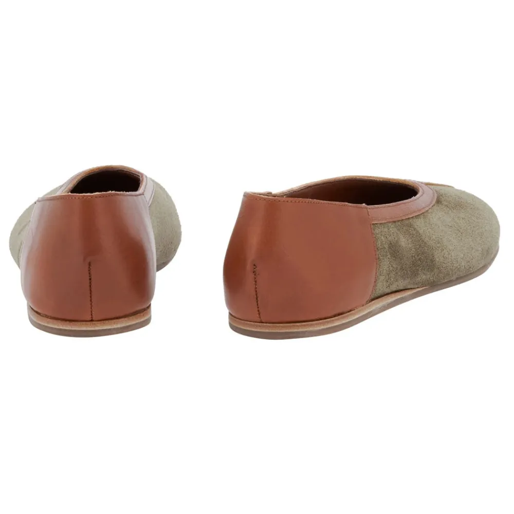 Hot Aeropi ballet flat khaki t-moro Women Closed-Toe |Ballet Flats