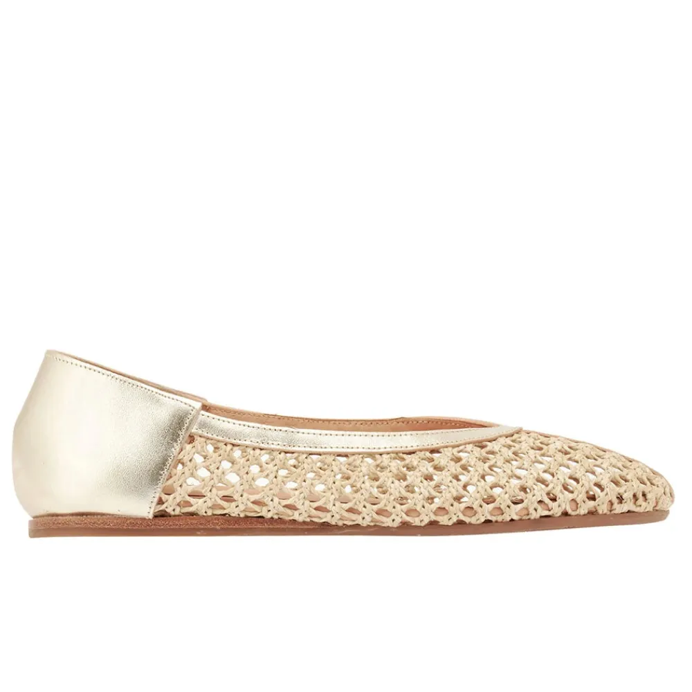 Hot Aeropi ballet flat nat platinum Women Closed-Toe |Ballet Flats
