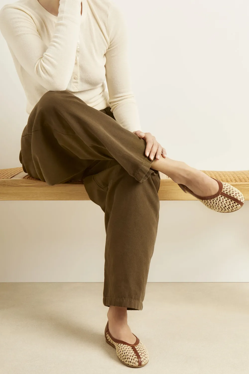 Hot Aeropi ballet flat nat platinum Women Closed-Toe |Ballet Flats