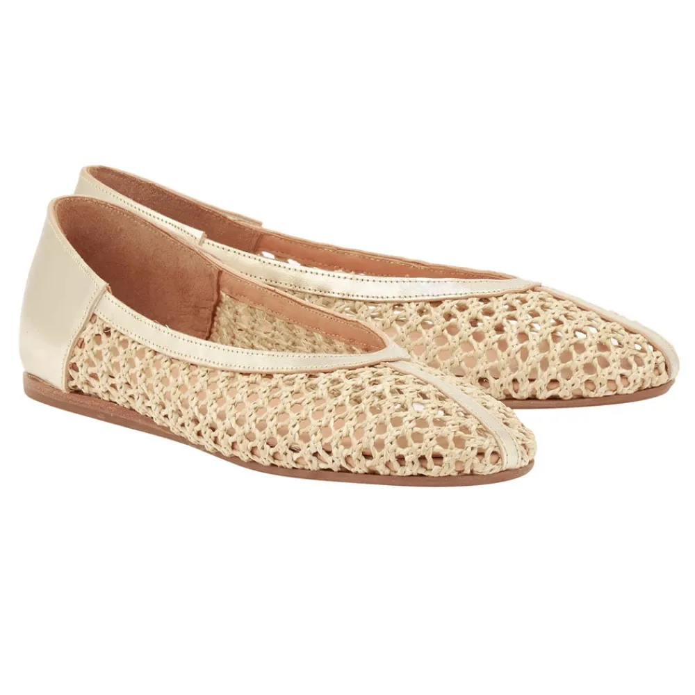 Hot Aeropi ballet flat nat platinum Women Closed-Toe |Ballet Flats