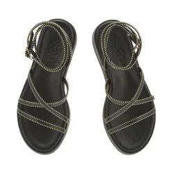 Online Astriti stitch black platinum Women Gladiators |Ankle Strap