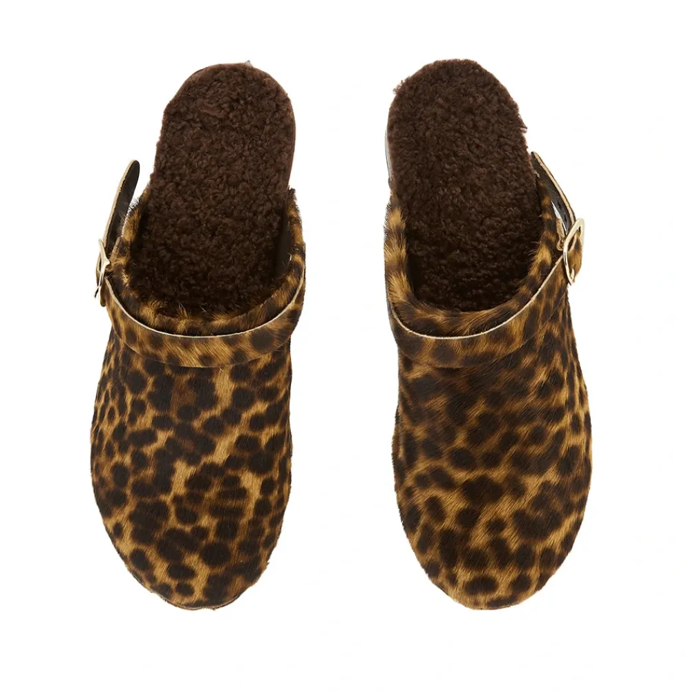 Clearance Classic closed clog Women Heeled |Clogs