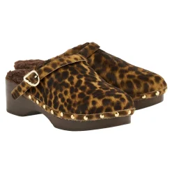 Clearance Classic closed clog Women Heeled |Clogs