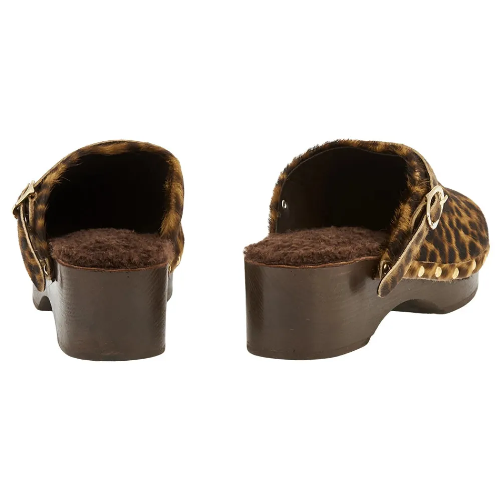 Clearance Classic closed clog Women Heeled |Clogs