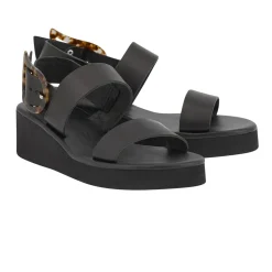 Clio rainbow black tortoiseshell Women Comfort Soles |Back-Straps