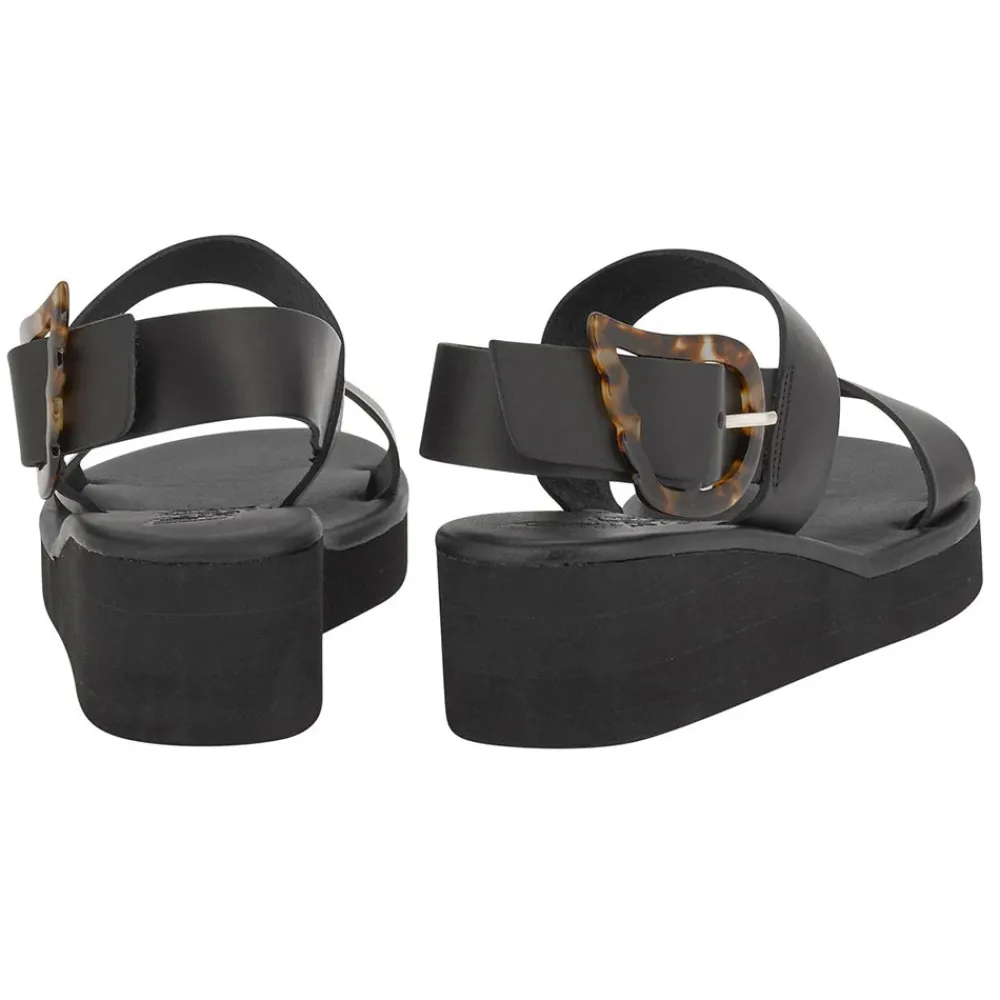 Clio rainbow black tortoiseshell Women Comfort Soles |Back-Straps