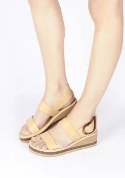Clio rainbow off white tortoiseshell Women Comfort Soles |Back-Straps