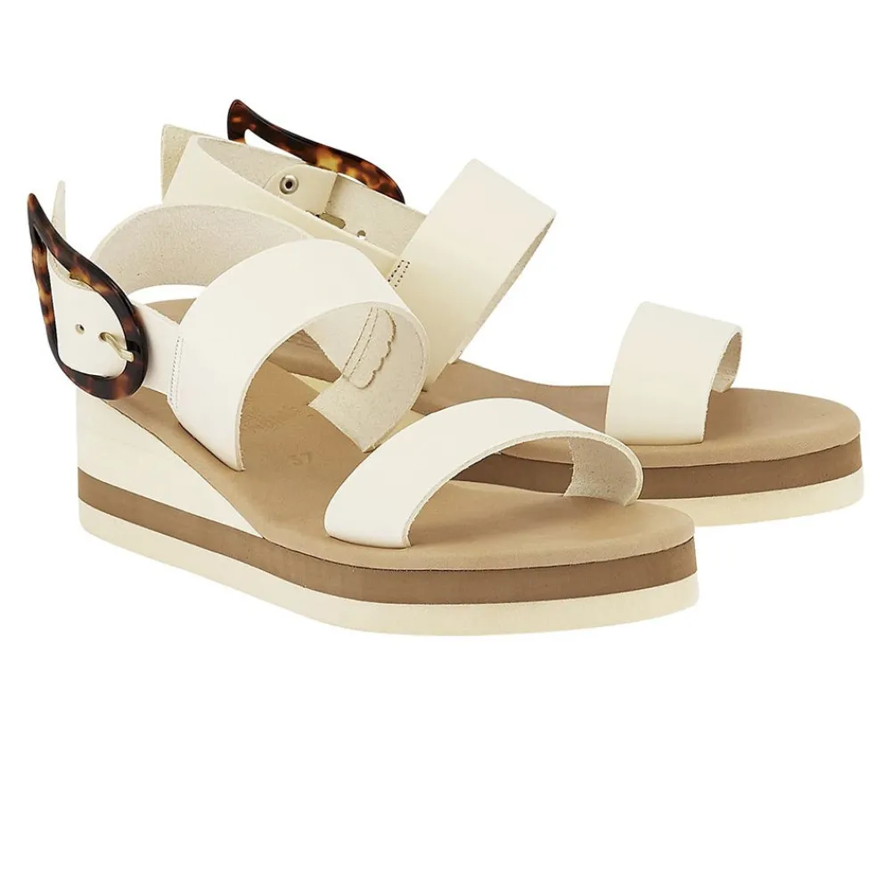 Clio rainbow off white tortoiseshell Women Comfort Soles |Back-Straps