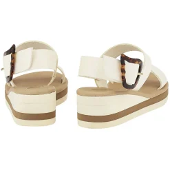 Clio rainbow off white tortoiseshell Women Comfort Soles |Back-Straps