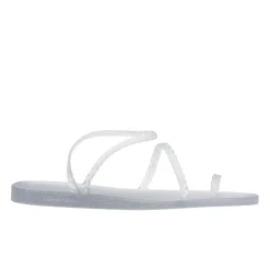 Clearance Eleftheria clear silver glitter Women Toe Ring |Slingbacks