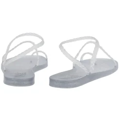 Clearance Eleftheria clear silver glitter Women Toe Ring |Slingbacks