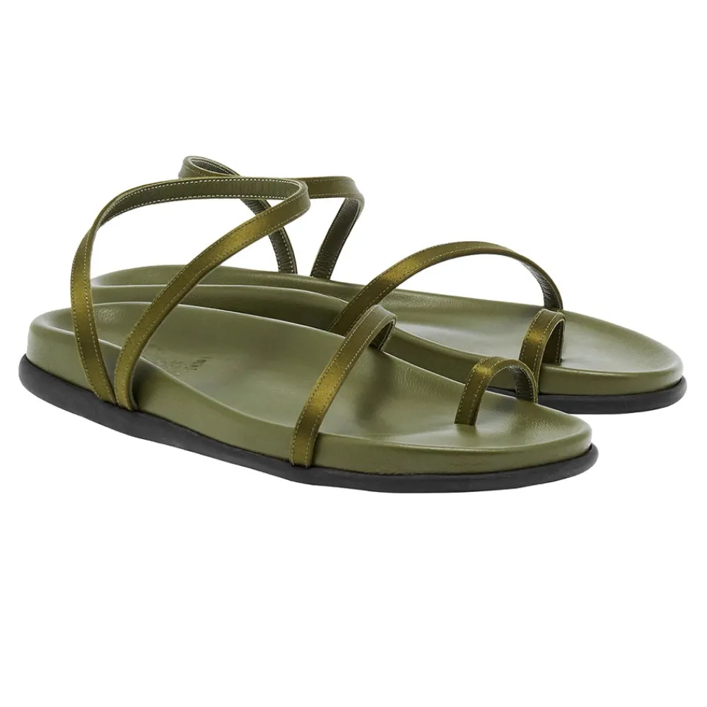 Discount Eleftheria footbed Women Toe Ring |Ankle Strap