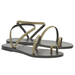 Clearance Eleftheria 70s Women Toe Ring |Slingbacks