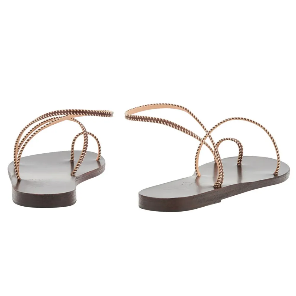 Clearance Eleftheria stitch Women Toe Ring |Slingbacks