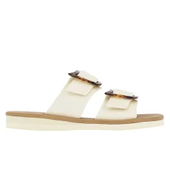 Hot Iaso off white tortoiseshell Women Slides |Comfort Soles