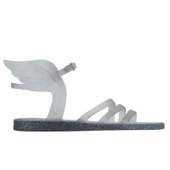 Clearance Ikaria clear silver glitter Women Ankle Strap
