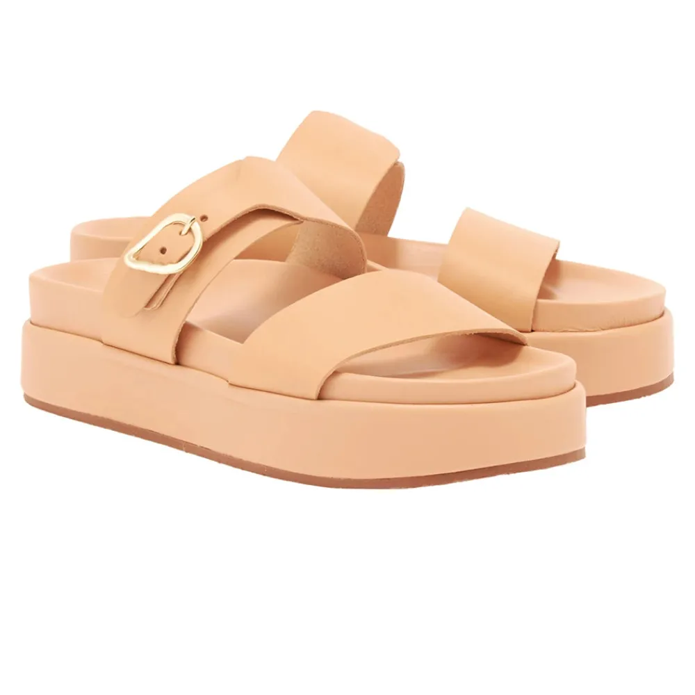 Outlet Latria 2flatform Women Slides |Comfort Soles