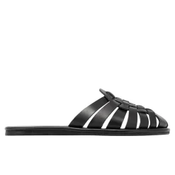 New Matina black Women Slides |Closed-Toe