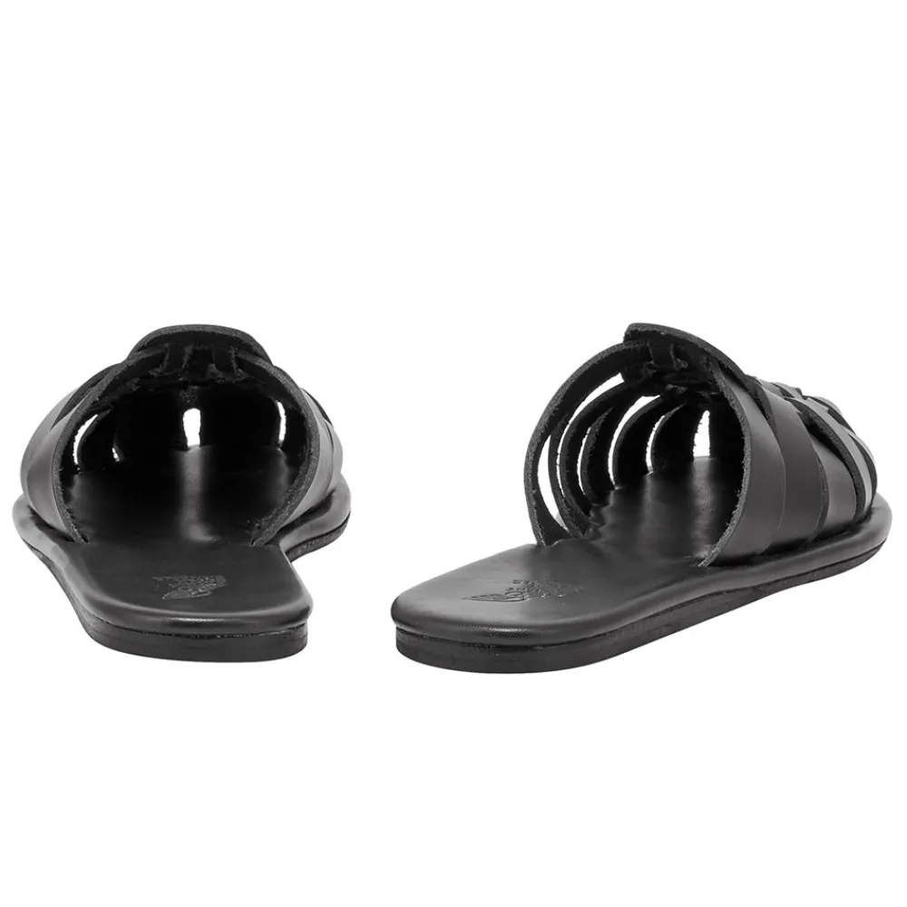 New Matina black Women Slides |Closed-Toe