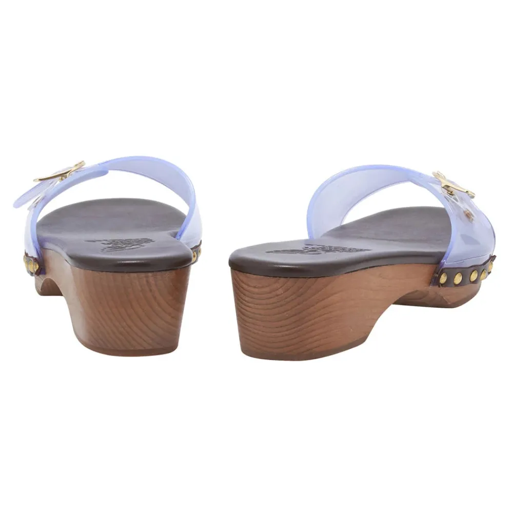 New Omonia clog jelly Women Slides |Heeled