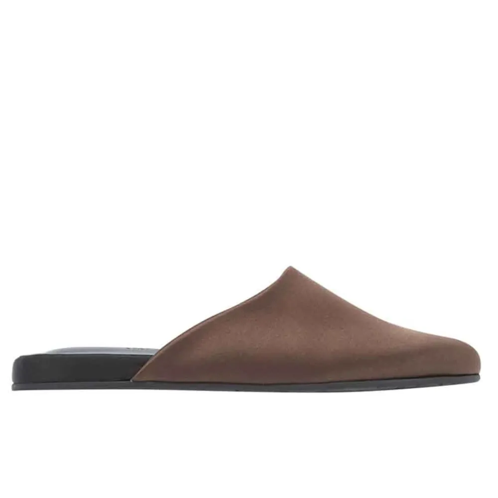 Outlet The slipper brown black Women Slippers |Closed-Toe