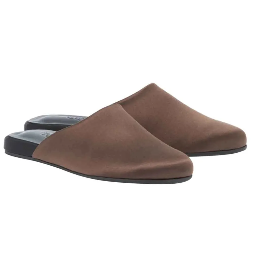 Outlet The slipper brown black Women Slippers |Closed-Toe