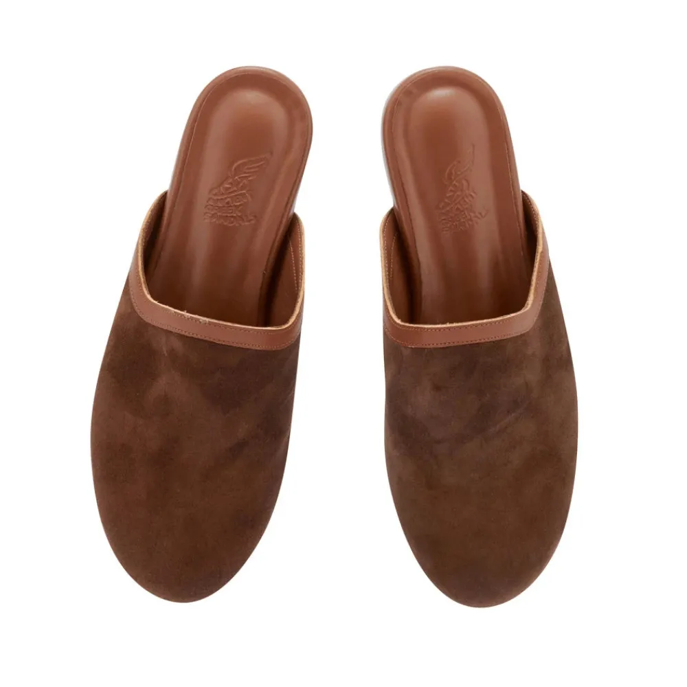 Outlet Thelma brown cotto Women Closed-Toe |Slippers