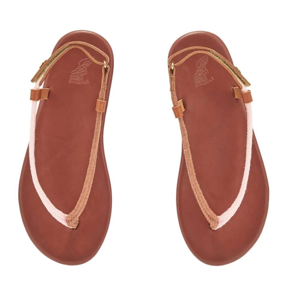 Outlet Zoi pink tan Women Thong-Strap |Slingback