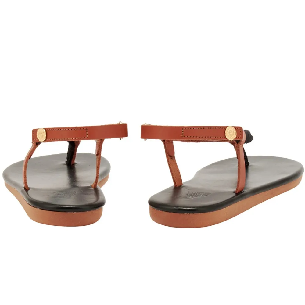 Clearance Zoi rope black tan Women Comfort Soles |Slingbacks